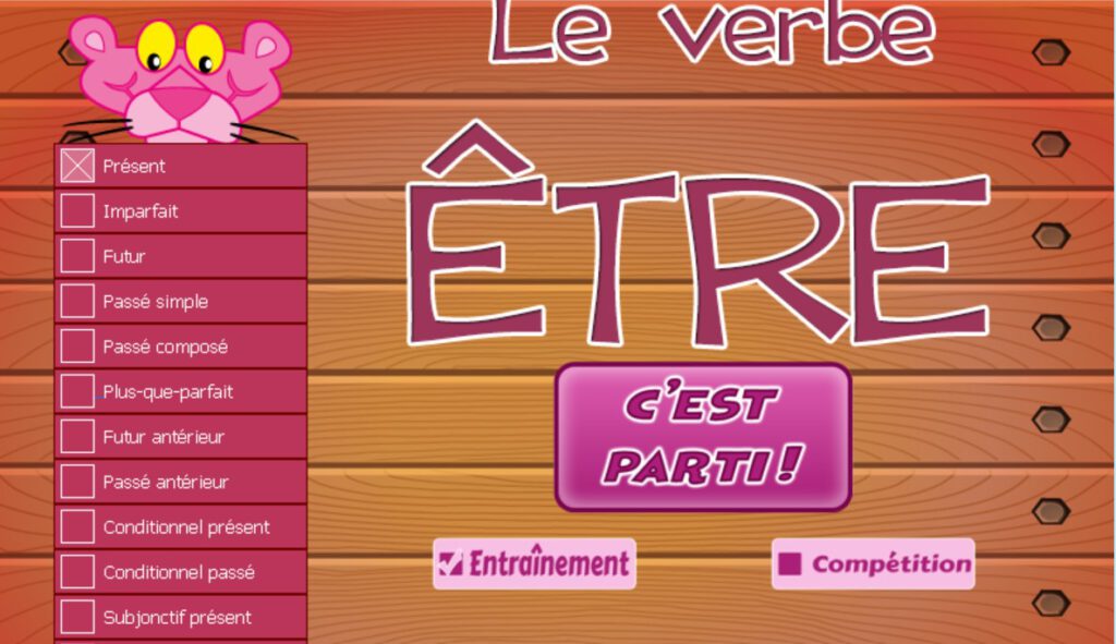 In de naam voeden Monarch Franse werkwoorden leren #1: